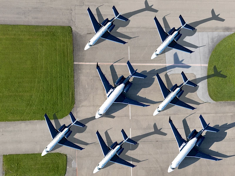 Fleet aerial view
