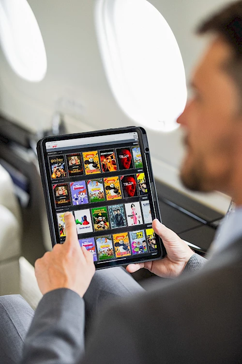 Praetor 600 entertainment system