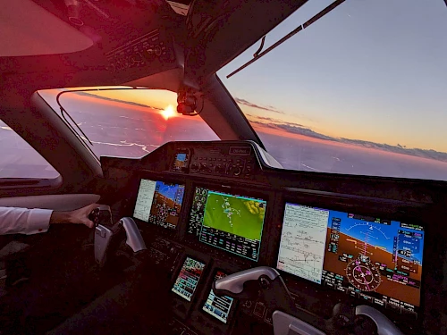 Landing in Bucharest