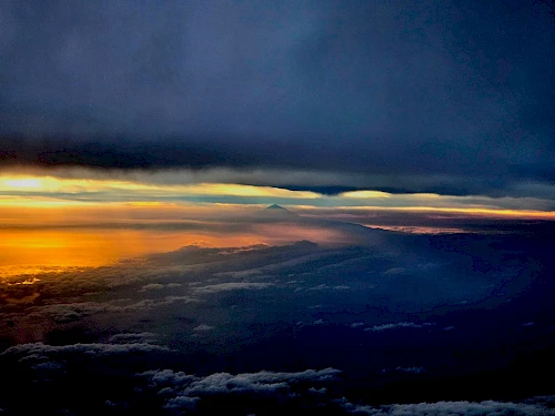 Pico del Teide, during descent to Grand Canaria